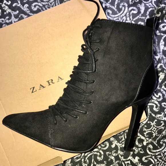 Zara Shoes - Zara ankle lace boots Zara Shoes - Zara ankle lace boots
